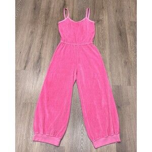 Suzie Kondi Jumpsuit Womens Small Pink Terry Giorgi Tank